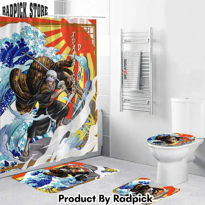 One piece trafalgar d law combo bathroom set   rp0205160